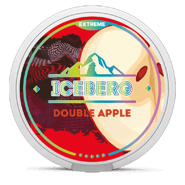 ZYN Apple Mint and Iceberg Double Apple nicotine pouches compared
