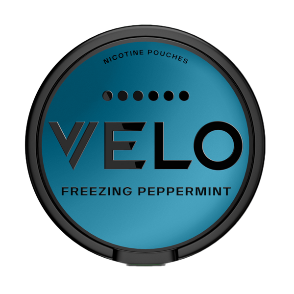 VELO Freezing Peppermint can — the coldest mint in the VELO line