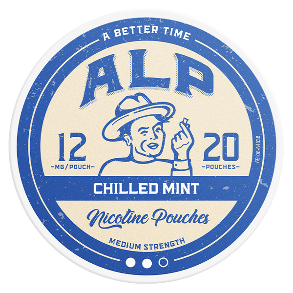 Can of ALP Chilled Mint 12mg nicotine pouches