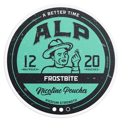 Can of ALP Frostbite 12mg nicotine pouches