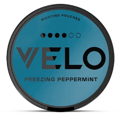 Can of VELO Freezing Peppermint 10mg nicotine pouches