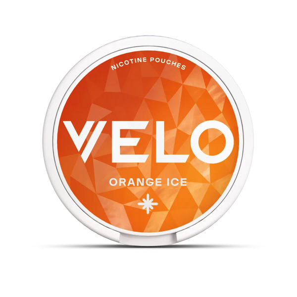 Can of VELO Orange Ice 10mg nicotine pouches