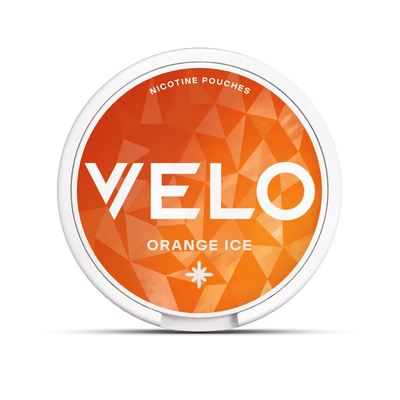 Can of VELO Orange Ice 10mg nicotine pouches