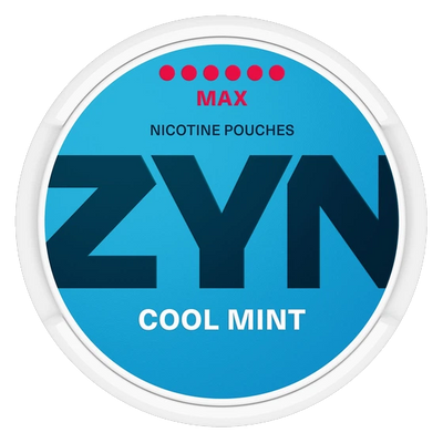 Can of ZYN Cool Mint Max nicotine pouches