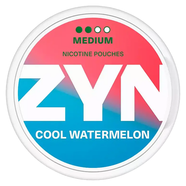 Can of ZYN Cool Watermelon Mini 6mg nicotine pouches