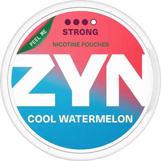 Can of ZYN Cool Watermelon Slim nicotine pouches