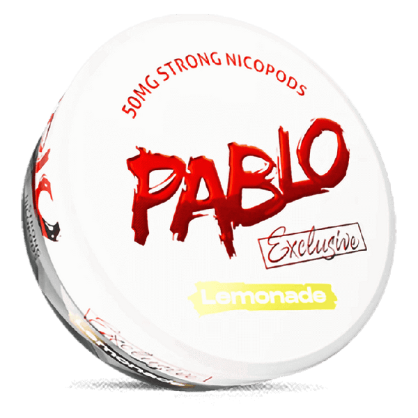 Can of Pablo Exclusive Lemonade nicotine pouches