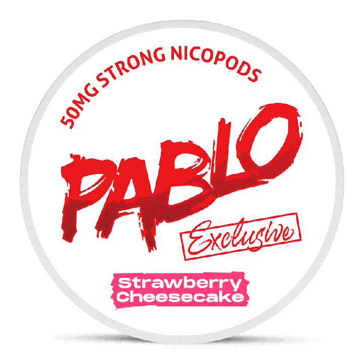 Pablo Exclusive strawberry nicotine pouch flavors compared