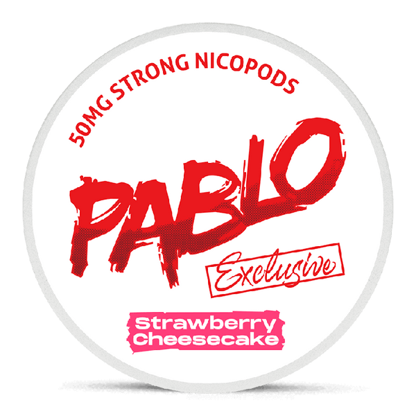 Pablo Exclusive strawberry nicotine pouch flavors compared