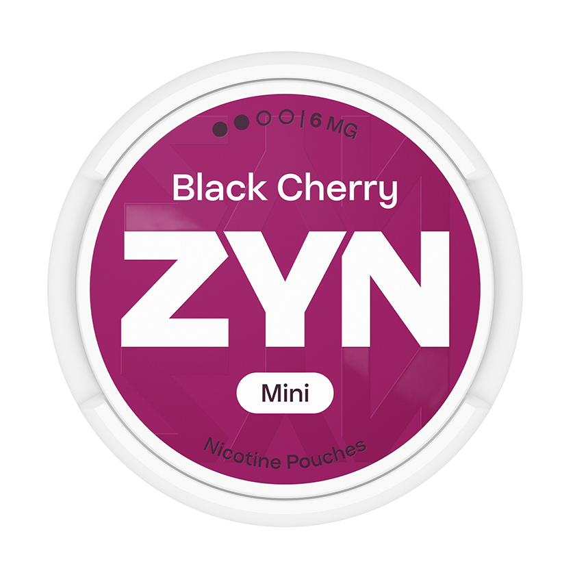 ZYN Black Cherry Mini nicotine pouch can