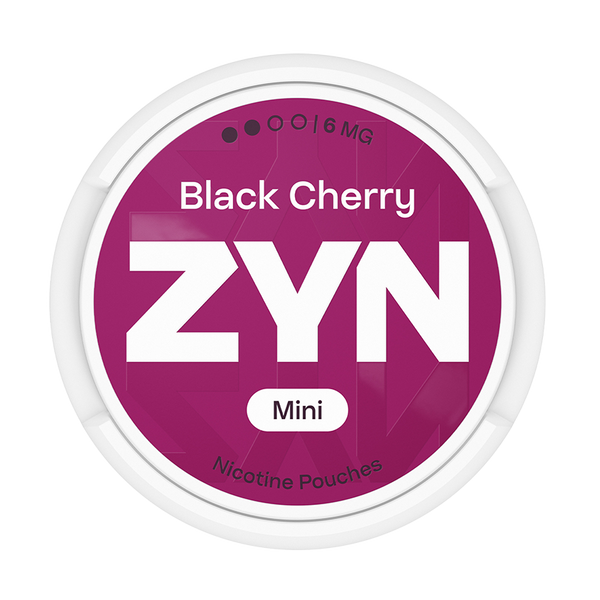 ZYN Black Cherry Mini nicotine pouch can