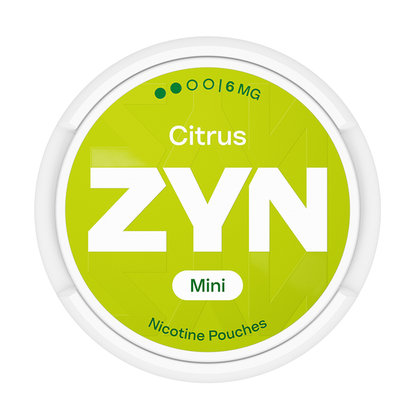 Can of ZYN Citrus Mini nicotine pouches