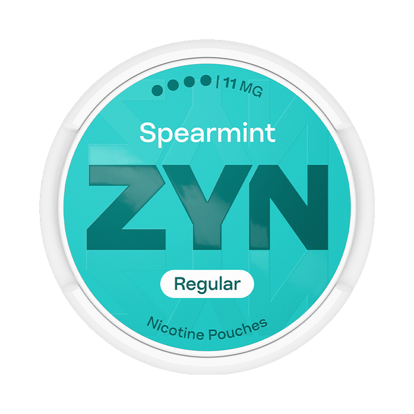 Can of ZYN Spearmint Slim nicotine pouches