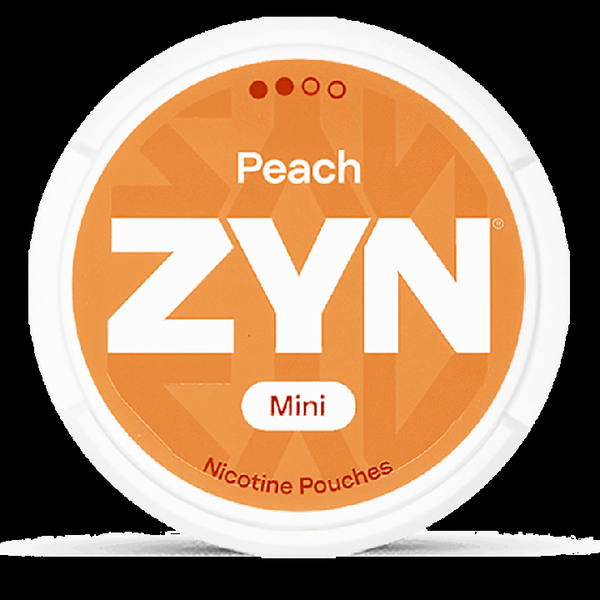 ZYN Peach Mini nicotine pouch can