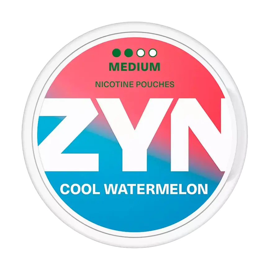 Can of ZYN Cool Watermelon Mini 6mg nicotine pouches