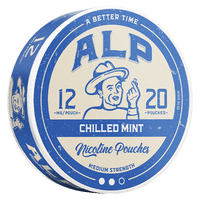ALP Chilled Mint 12mg can, angled view