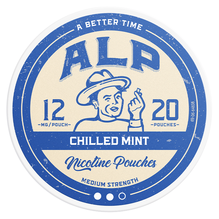 Can of ALP Chilled Mint 12mg nicotine pouches
