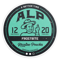 Can of ALP Frostbite 12mg nicotine pouches