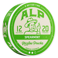 ALP Spearmint 12mg can, angled view
