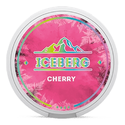 Can of Iceberg Cherry nicotine pouches