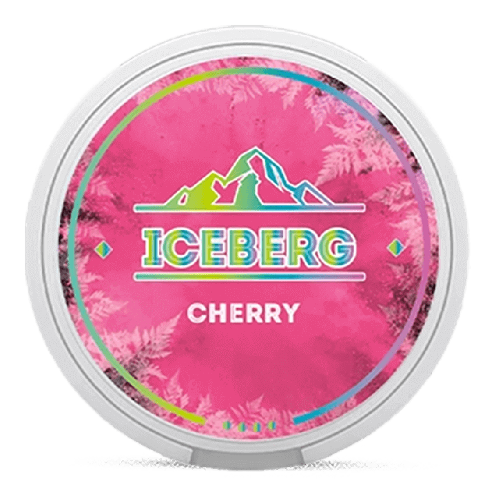 Can of Iceberg Cherry nicotine pouches