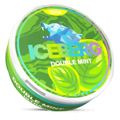Can of Iceberg Double Mint nicotine pouches