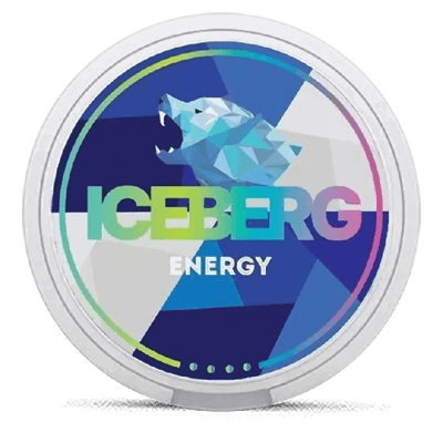 Can of Iceberg Energy nicotine pouches