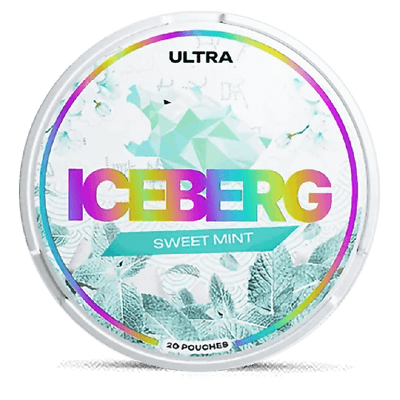 Can of Iceberg Sweet Mint nicotine pouches