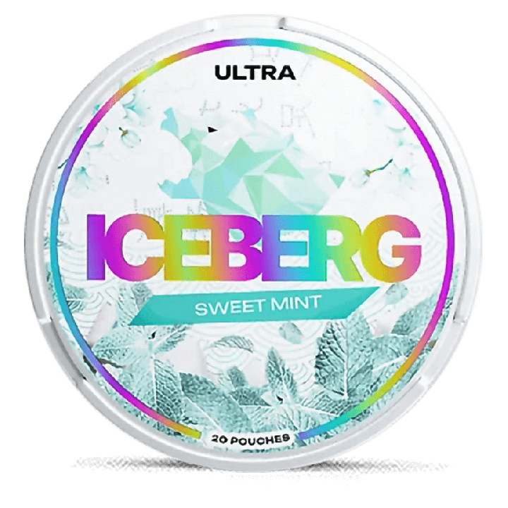 Can of Iceberg Sweet Mint nicotine pouches