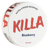 Can of Killa Blueberry nicotine pouches