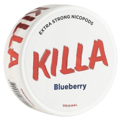 Can of Killa Blueberry nicotine pouches
