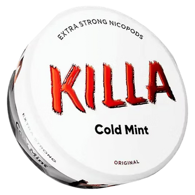 Can of Killa Cold Mint nicotine pouches