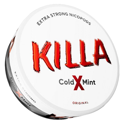 Can of Killa Cold X Mint nicotine pouches