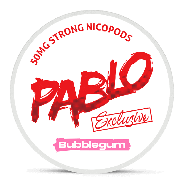 Can of Pablo Exclusive Bubblegum nicotine pouches
