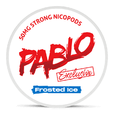 Can of Pablo Exclusive Frosted Ice nicotine pouches