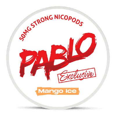 Can of Pablo Exclusive Mango Ice nicotine pouches