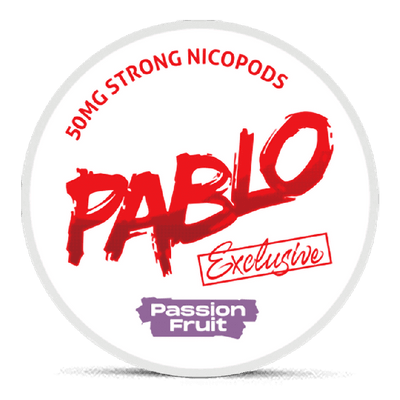 Can of Pablo Exclusive Passion Fruit nicotine pouches
