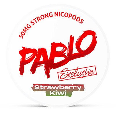 Can of Pablo Exclusive Strawberry Kiwi nicotine pouches