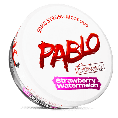 Can of Pablo Exclusive Strawberry Watermelon nicotine pouches