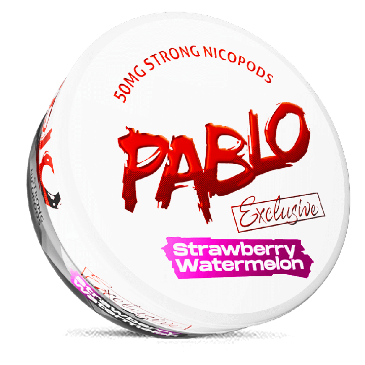 Can of Pablo Exclusive Strawberry Watermelon nicotine pouches