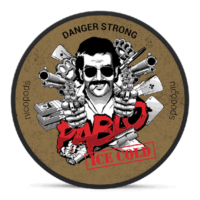 Can of Pablo Ice Cold nicotine pouches