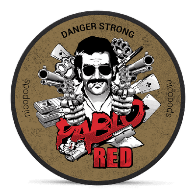 Can of Pablo Red nicotine pouches