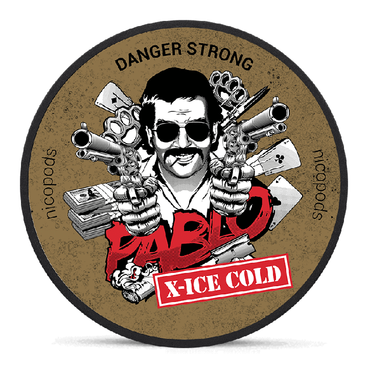 Can of Pablo X Ice Cold nicotine pouches