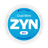 Can of ZYN Cool Mint Mini nicotine pouches (UK)
