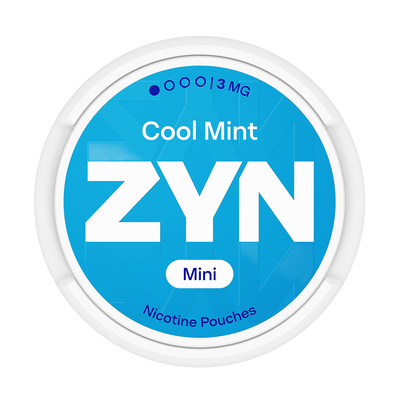 Can of ZYN Cool Mint Mini nicotine pouches (UK)