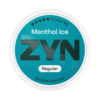 Can of ZYN Menthol Ice 13.5mg nicotine pouches (UK)