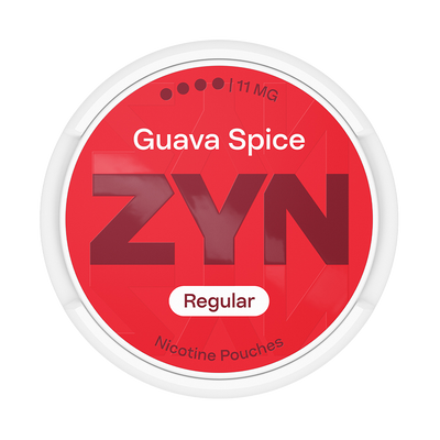 Can of ZYN Guava Spice 11mg nicotine pouches (UK)
