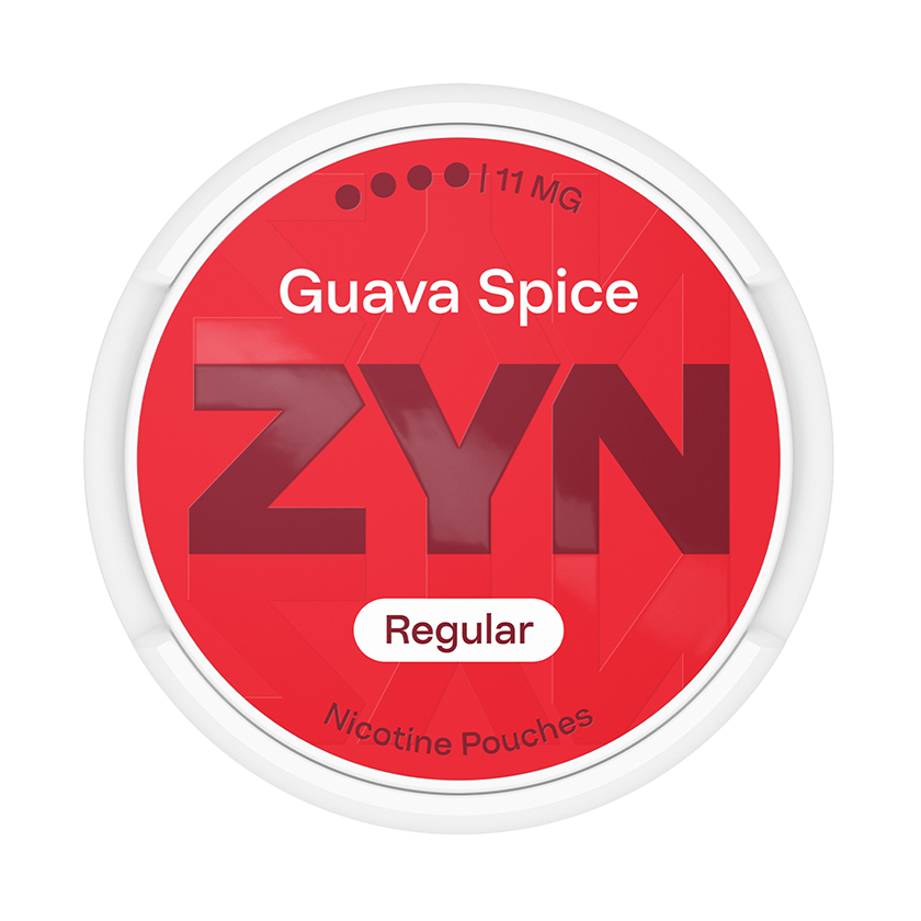 Can of ZYN Guava Spice 11mg nicotine pouches (UK)
