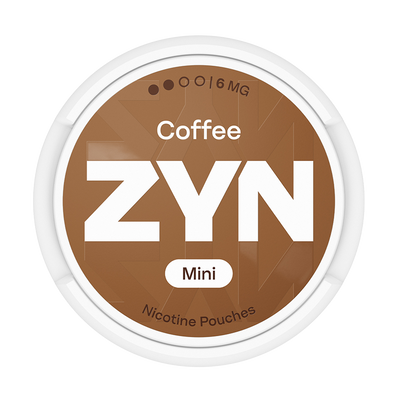 Can of ZYN Coffee Mini nicotine pouches (UK)