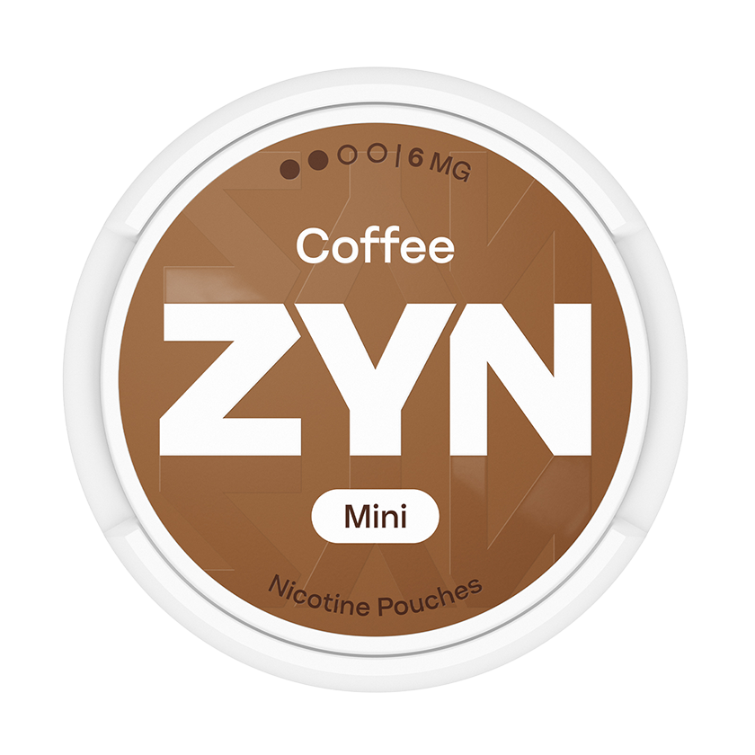 Can of ZYN Coffee Mini nicotine pouches (UK)